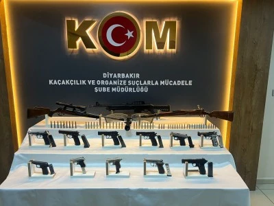 Diyarbakır'da Silah Kaçakçılığı Operasyonu: 17 Gözaltı