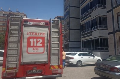 Diyarbakır'da Site Yangını Paniğe Neden Oldu: Can Kaybı Yok