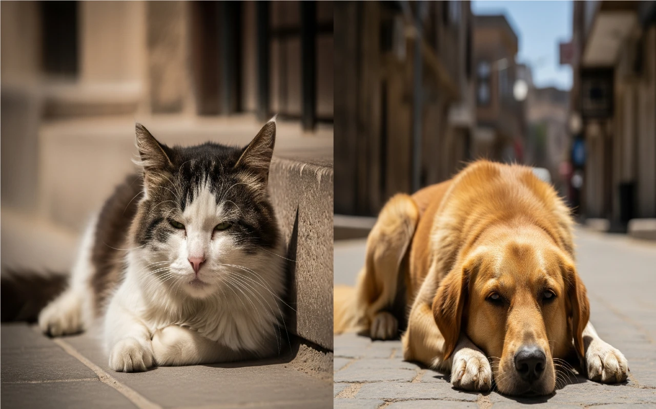 Diyarbakır’da Sokak Hayvanlarına Yaz Aylarında Yoğun İlgi