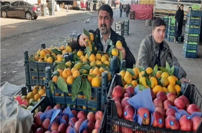 Diyarbakır’da Sonbaharın Favori Meyvesi Elma Oldu