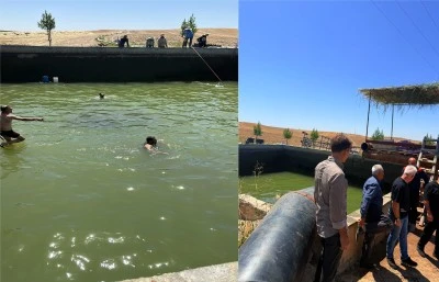 Diyarbakır’da Sulama Havuzunda Feci Son! 