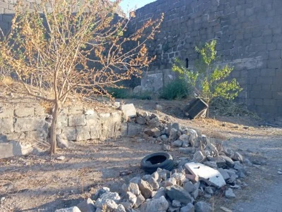 Diyarbakır&rsquo;da tarihi bur&ccedil;larda dikkat &ccedil;eken manzara