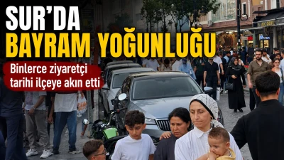 Diyarbakır'da Tarihi İl&ccedil;ede Adım Atacak Yer Kalmadı