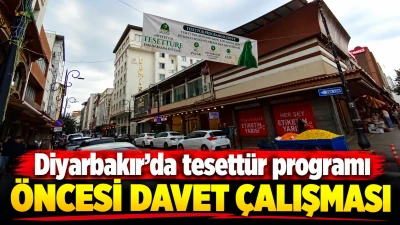 Diyarbakır&rsquo;da tesett&uuml;r programı &ouml;ncesi davet &ccedil;alışması