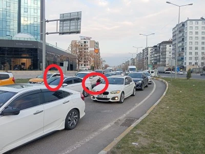 Diyarbakır&rsquo;da Trafikte Tehlikeli G&ouml;r&uuml;nt&uuml;