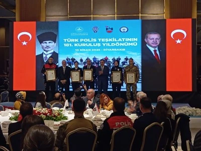 Diyarbakır&rsquo;da T&uuml;rk Polis Teşkilatı&rsquo;nın 181. Kuruluş yıl d&ouml;n&uuml;m&uuml; coşkuyla kutlandı