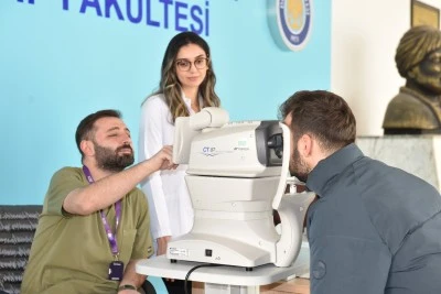 Diyarbakır'da &uuml;cretsiz g&ouml;z tansiyonu &ouml;l&ccedil;&uuml;m&uuml; yapıldı