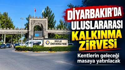 Diyarbakır&rsquo;da uluslararası kalkınma zirvesi