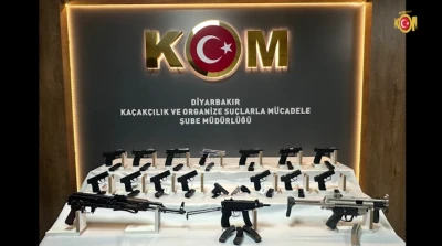 Diyarbakır&rsquo;da Uluslararası Silah Ticaretine Darbe