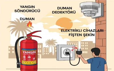 Diyarbakır'da Yangınlara Karşı Evde Alınabilecek Hayati Önlemler: Uzmanlardan Uyarılar!