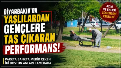 Diyarbakır&rsquo;da Yaşlılardan Gen&ccedil;lere Taş &Ccedil;ıkaran Performans