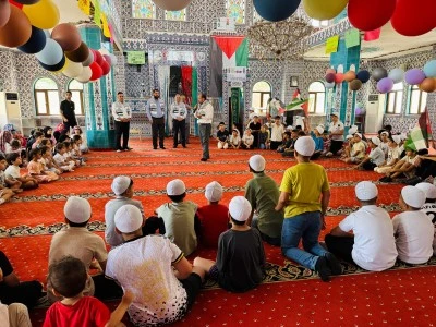 Diyarbakır’da Yaz Kur’an Kurslarından Filistin’e Destek Mesajı