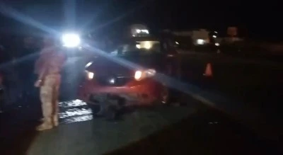 Diyarbakır'da yolda doğum yapan manda ve yavrusuna otomobil çarpttı