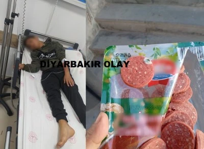 Diyarbakır’da Zincir Marketten Alınan Sucuk Anne ve Oğlu Hastanelik Etti