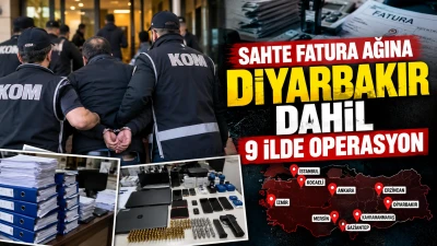 Diyarbakır dahil 9 ilde sahte fatura ağına operasyon