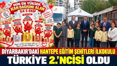 Diyarbakır&rsquo;daki Hantepe Eğitim Şehitleri İlkokulu T&uuml;rkiye 2&rsquo;ncisi oldu