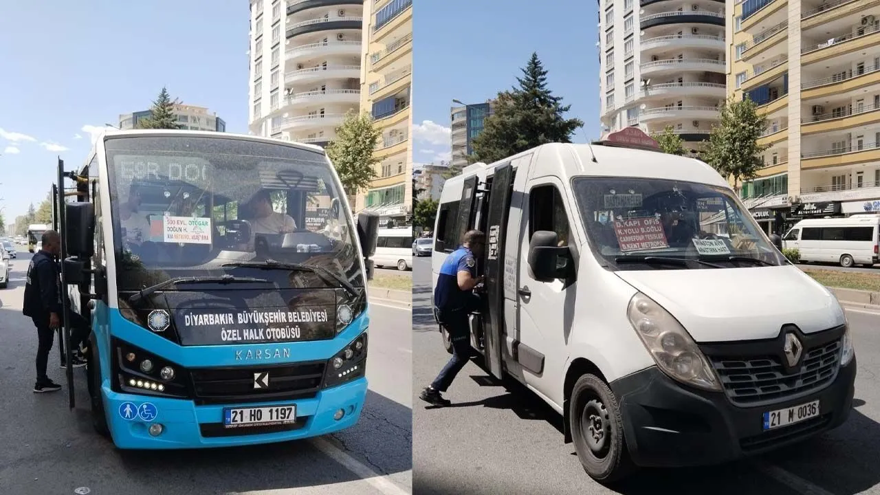 Diyarbakır'daki minibüslerde klima çilesi bitmiyor