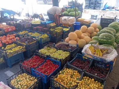 Diyarbakır'daki pazarlarda kırsal bereket
