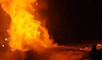 Diyarbakır'daki yangının büyümesini görevliler önlemiş