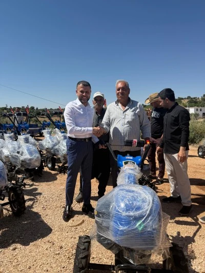 Diyarbakır Eğil&rsquo;de &Ccedil;ift&ccedil;ilere Tarım Aleti Desteği