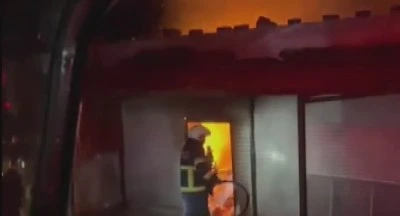 Diyarbakır'da ev yangını