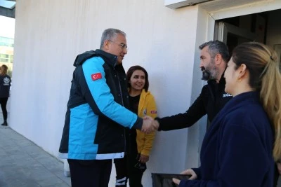 Diyarbakır İl Sağlık Müdürü Asiltürk, 112 Acil Çağrı Merkezi ve İstasyonları Ziyaret Etti