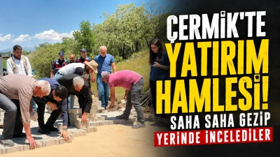 Diyarbakır'ın il&ccedil;esinde Yatırımlar Denetlendi