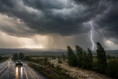 Diyarbakır&rsquo;ın Kuzey İl&ccedil;eleri İ&ccedil;in Sağanak ve Fırtına Uyarısı