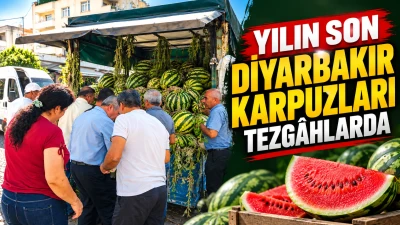 Diyarbakır karpuzunda sezonun son g&uuml;nleri