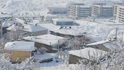 Diyarbakır Kulp&rsquo;ta Kar Sonrası Dondurucu Soğuk