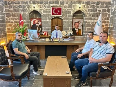Diyarbakır Olay Gazetesi'nden Sur Kaymakamı Akbulut'a Ziyaret