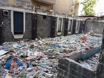 Diyarbakır Sanat Sokağında metruk binalar tehlike saçıyor