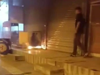 Diyarbakır Seyrantepe&rsquo;de İşyeri Yangını