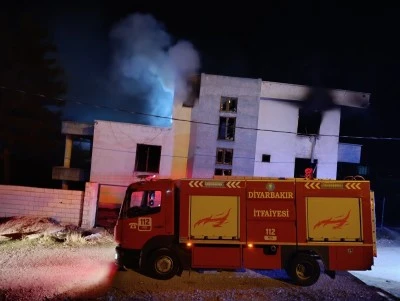 Diyarbakır Silvan’da Evde Yangını