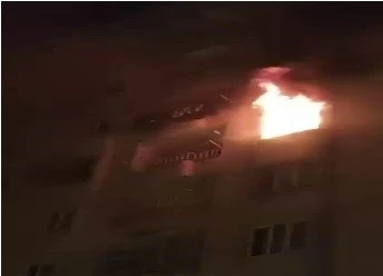 Diyarbakır Sur&rsquo;da apartman yangını