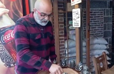 Diyarbakır Suriçi’nde “Çöl Kahvesi”