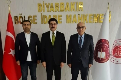 Diyarbakır Yargısının Yeni Başkanı Kahraman&rsquo;a Hayırlı Olsun Ziyareti