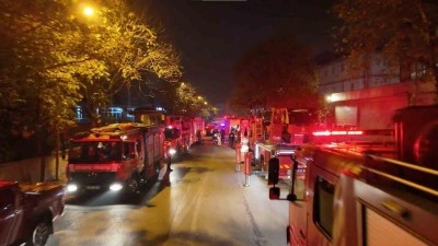 Dudullu OSB&rsquo;de elektronik fabrikasında korkutan yangın