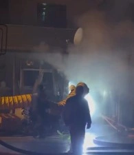 Düzce’de nalbur dükkanında korkutan yangın