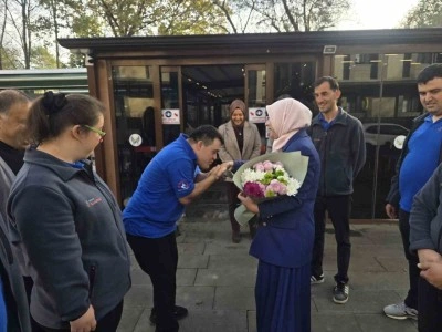 D&uuml;zce İl Milli Eğitim M&uuml;d&uuml;r&uuml;&rsquo;nden Kusursuz Kafe&rsquo;ye ziyaret