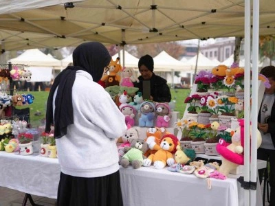 D&uuml;zce millet bah&ccedil;esi &uuml;retim şenliğine ev sahipliği yaptı