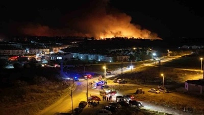 Alevlerin evlere sıçramasına ramak kaldı