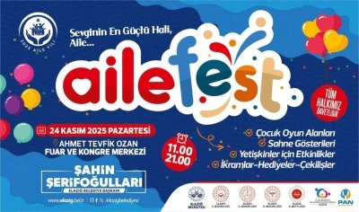 Elazığ&rsquo;da &lsquo;Aile Festivali&rsquo; d&uuml;zenlenecek
