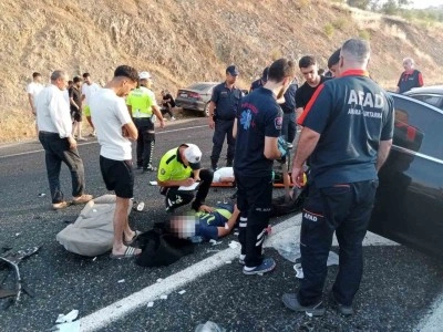 Elazığ - Diyarbakır yolunda kaza: 1’i ağır 6 yaralı