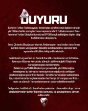 Elazığspor: "Gelişmeler kul&uuml;b&uuml;m&uuml;z tarafından izlenmekte"
