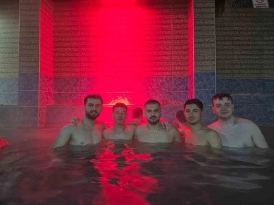 Emet Dereli Kaplıcaları soğuk havalarda da şifa kaynağı oluyor