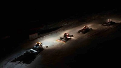 Erciyes’te çalışmalar 24 saat devam ediyor