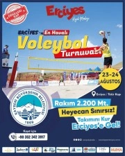 En havalı voleybol turnuvası başlıyor