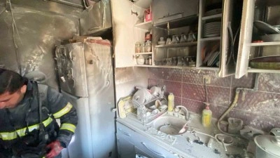 Erzincan’da ev yangını