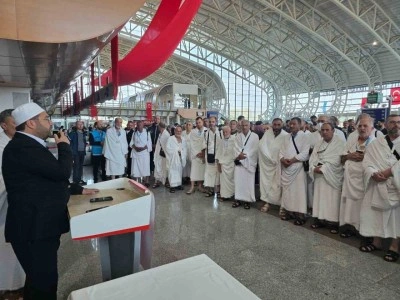 Erzincan’dan 193 umreci dualarla uğurlandı